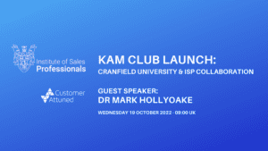 Institute of Professional Sales - KAM Club Launch image